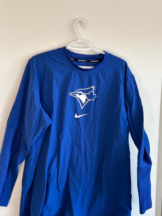 Nike Other - Nike Dri-FIT Royal Blue Long Sleeve Toronto Blue Jays Top with White bird